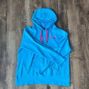 Under Armor Blue and Pink Sweatshirt Size L